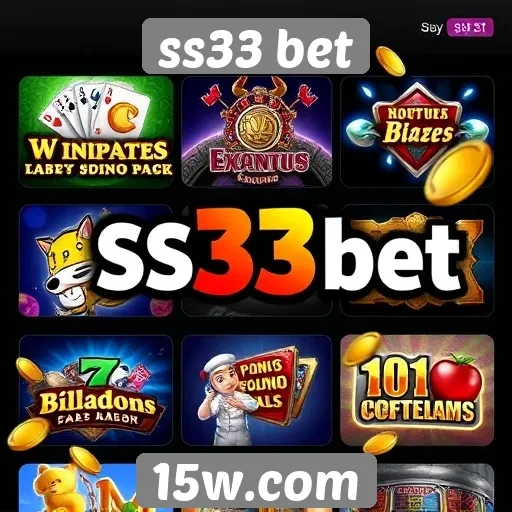 Variedade de jogos disponíveis na ss33 bet